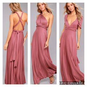 Rusty Rose Maxi Dress